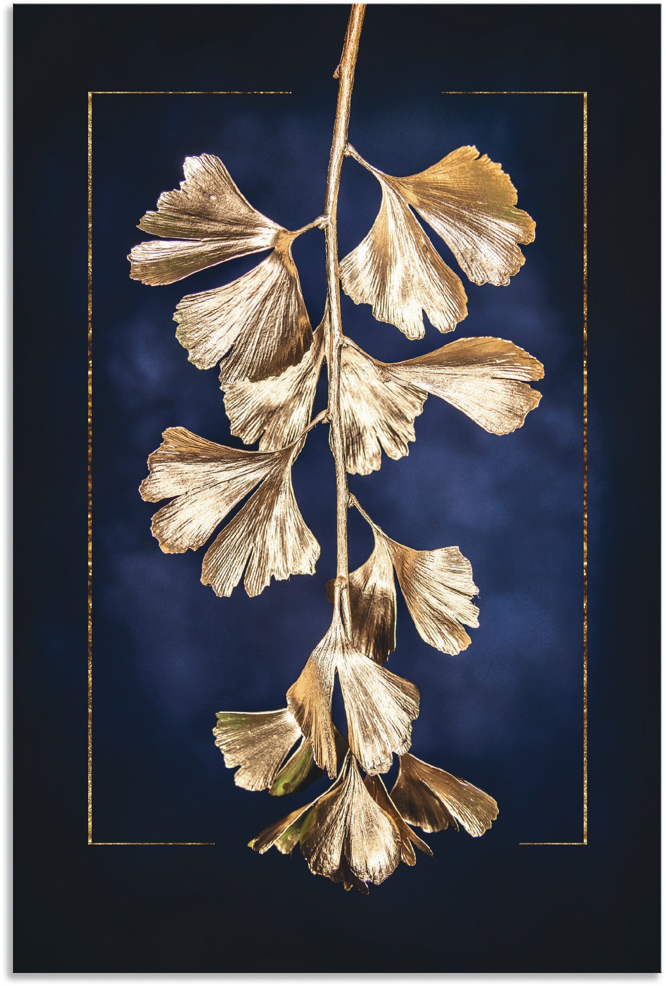 Artland Wandbild »Goldener Gingko«, Blätterbilder, (1 St.), als Leinwandbild, Poster in verschied. Grössen von Artland