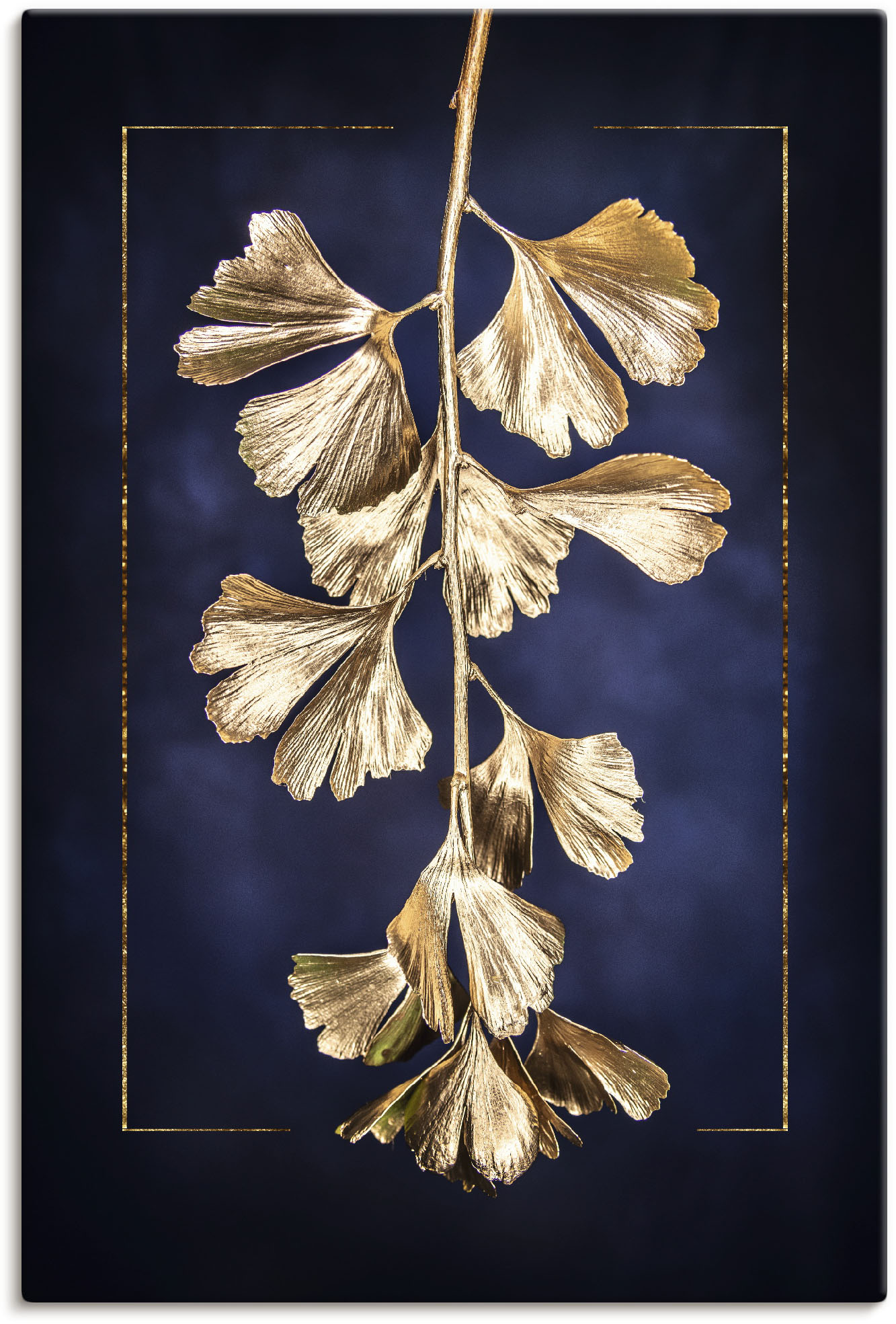 Artland Wandbild »Goldener Gingko«, Blätterbilder, (1 St.), als Leinwandbild, Poster in verschied. Grössen von Artland