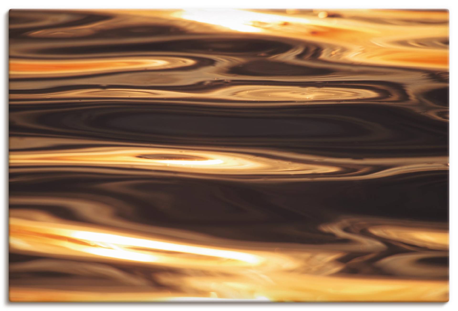 Artland Wandbild »Goldenes Wasser des Meeres«, Gewässer, (1 St.), als Alubild, Outdoorbild, Leinwandbild, Poster in verschied. Grössen Artland Wandbild »Goldenes Wasser des Meeres«, Gewässer, (1 St.), als Alubild, Outdoorbild, Leinwandbild, Poster in verschied. Grössen von Artland