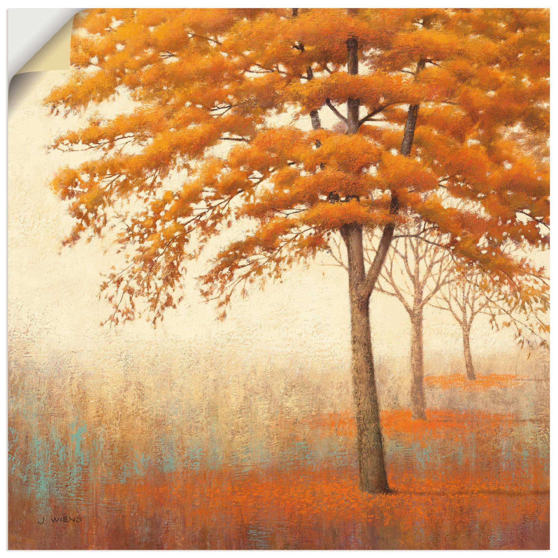 Artland Wandbild »Herbst Baum I«, Bäume, (1 St.), als Leinwandbild, Poster in verschied. Grössen von Artland