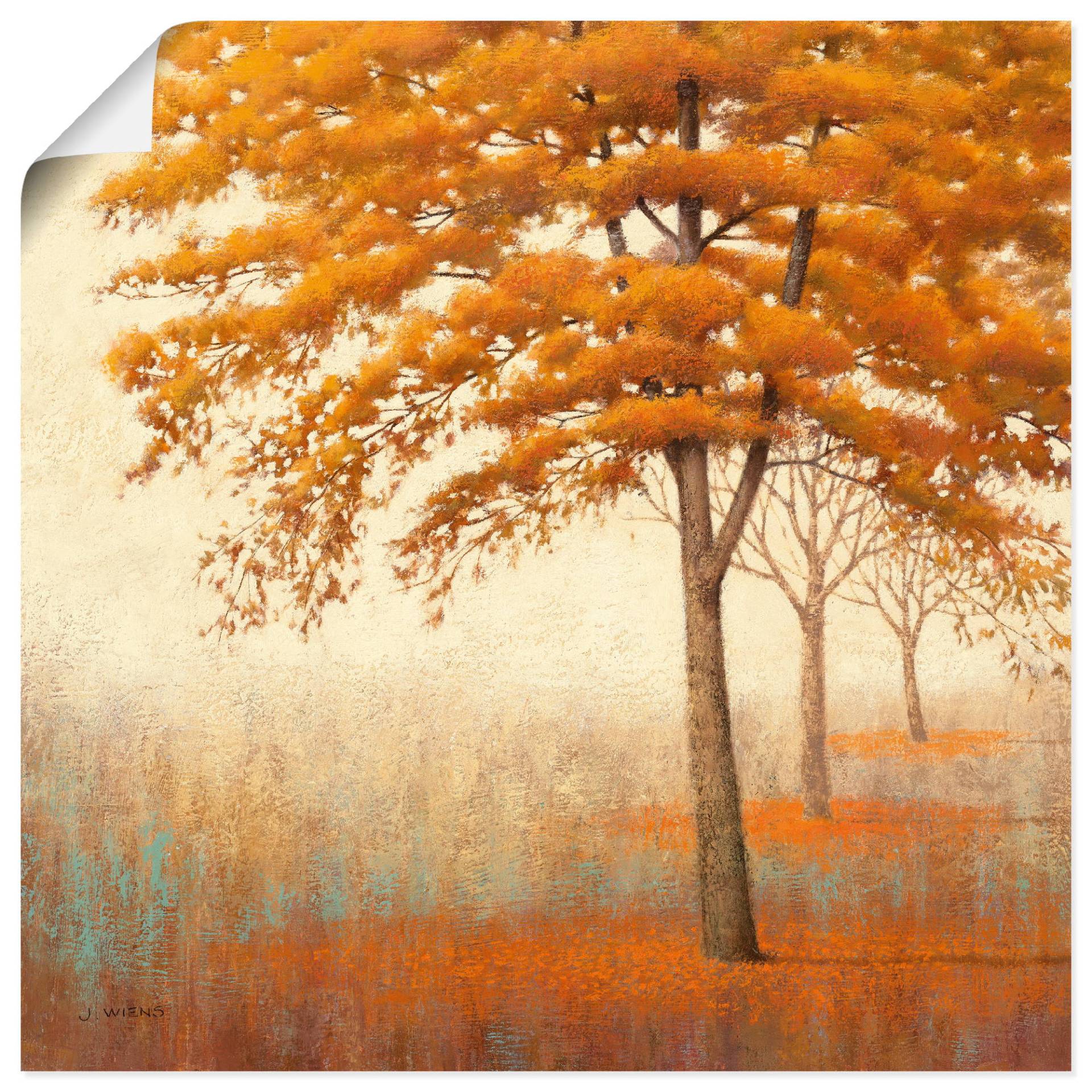 Artland Wandbild »Herbst Baum I«, Bäume, (1 St.), als Leinwandbild, Poster in verschied. Grössen von Artland