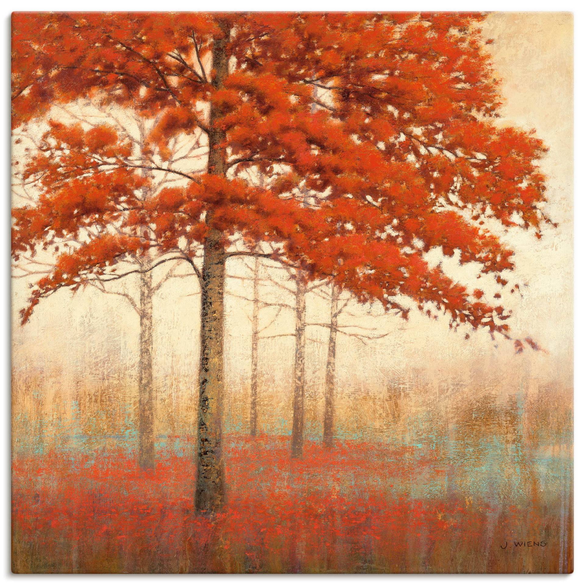 Artland Wandbild »Herbst Baum II«, Bäume, (1 St.), als Leinwandbild, Poster in verschied. Grössen von Artland