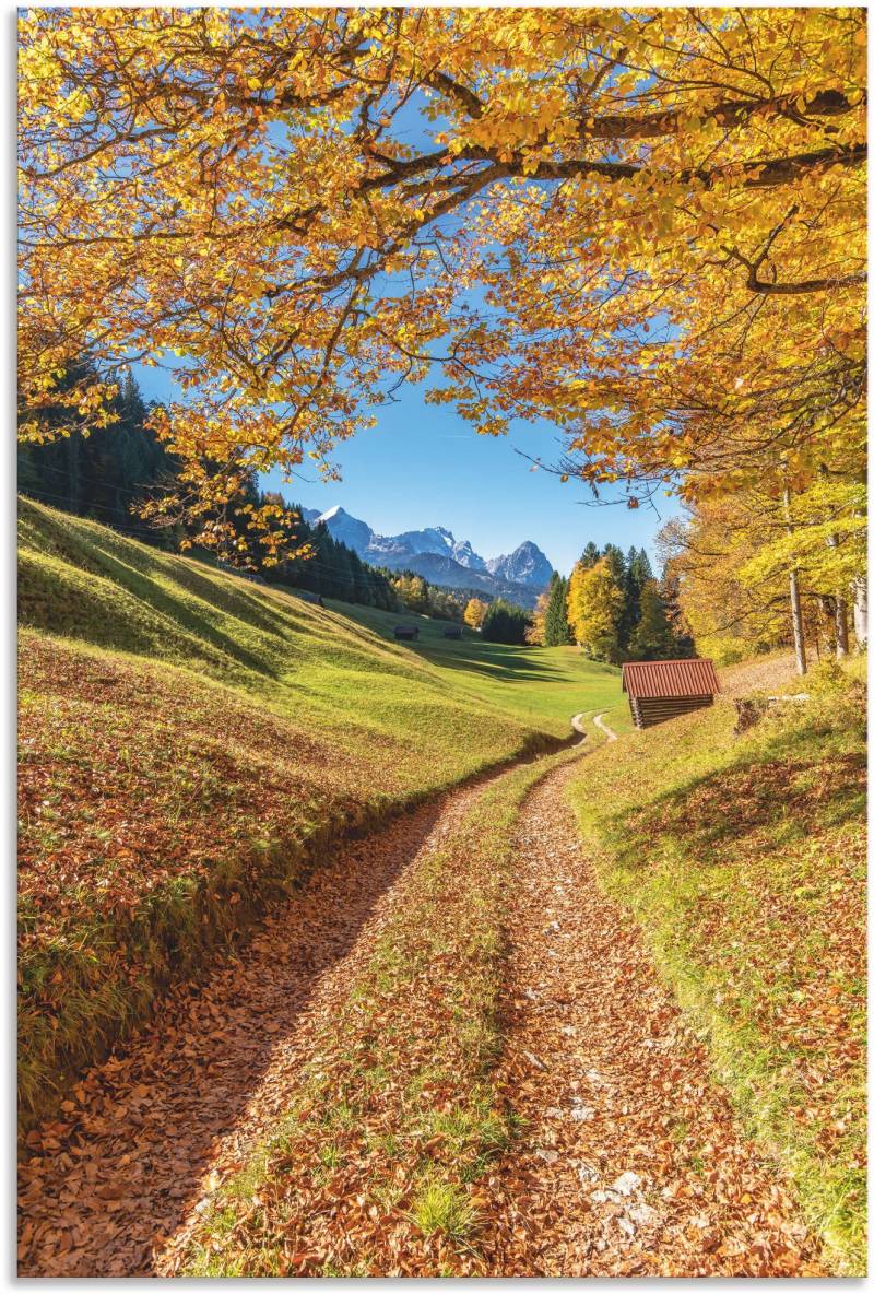 Artland Wandbild »Herbst in Bayern«, Berge & Alpenbilder, (1 St.), als Alubild, Outdoorbild, Leinwandbild, Wandaufkleber, versch. Grössen von Artland