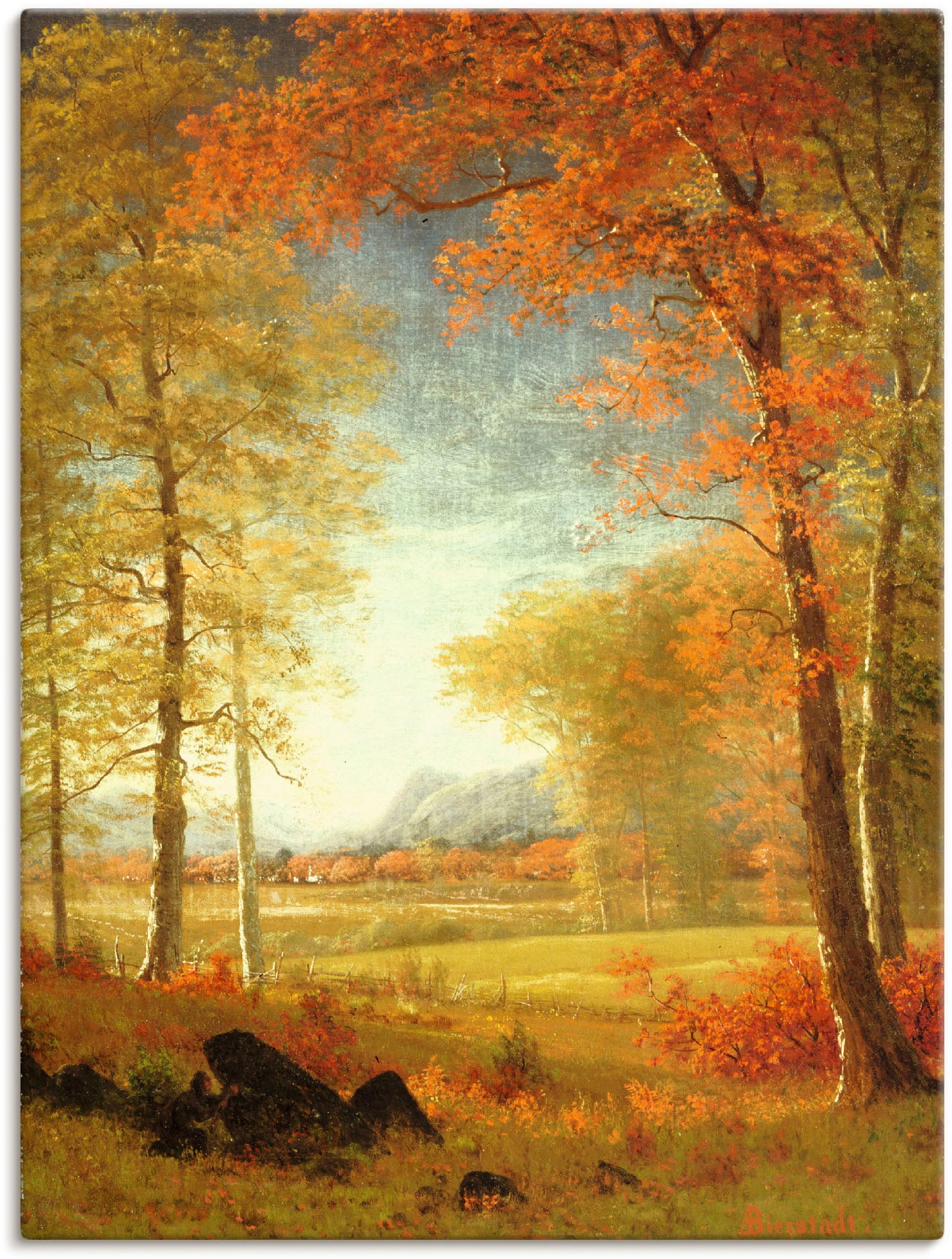 Artland Wandbild »Herbst in Oneida County, New York.«, Felder, (1 St.), als Leinwandbild, Poster in verschied. Grössen von Artland