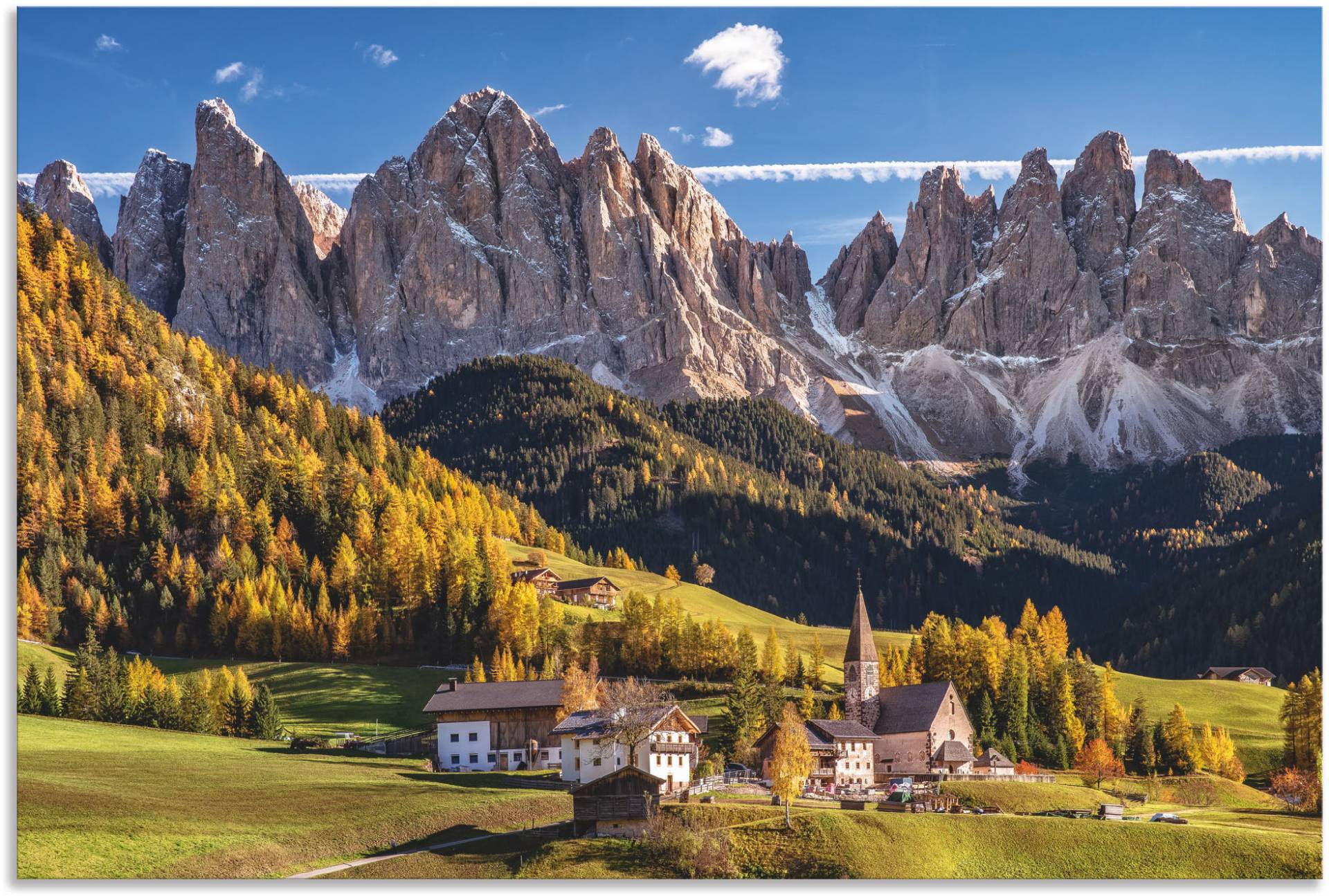 Artland Wandbild »Herbst in Südtirol«, Berge & Alpenbilder, (1 St.), als Leinwandbild, Poster in verschied. Grössen von Artland