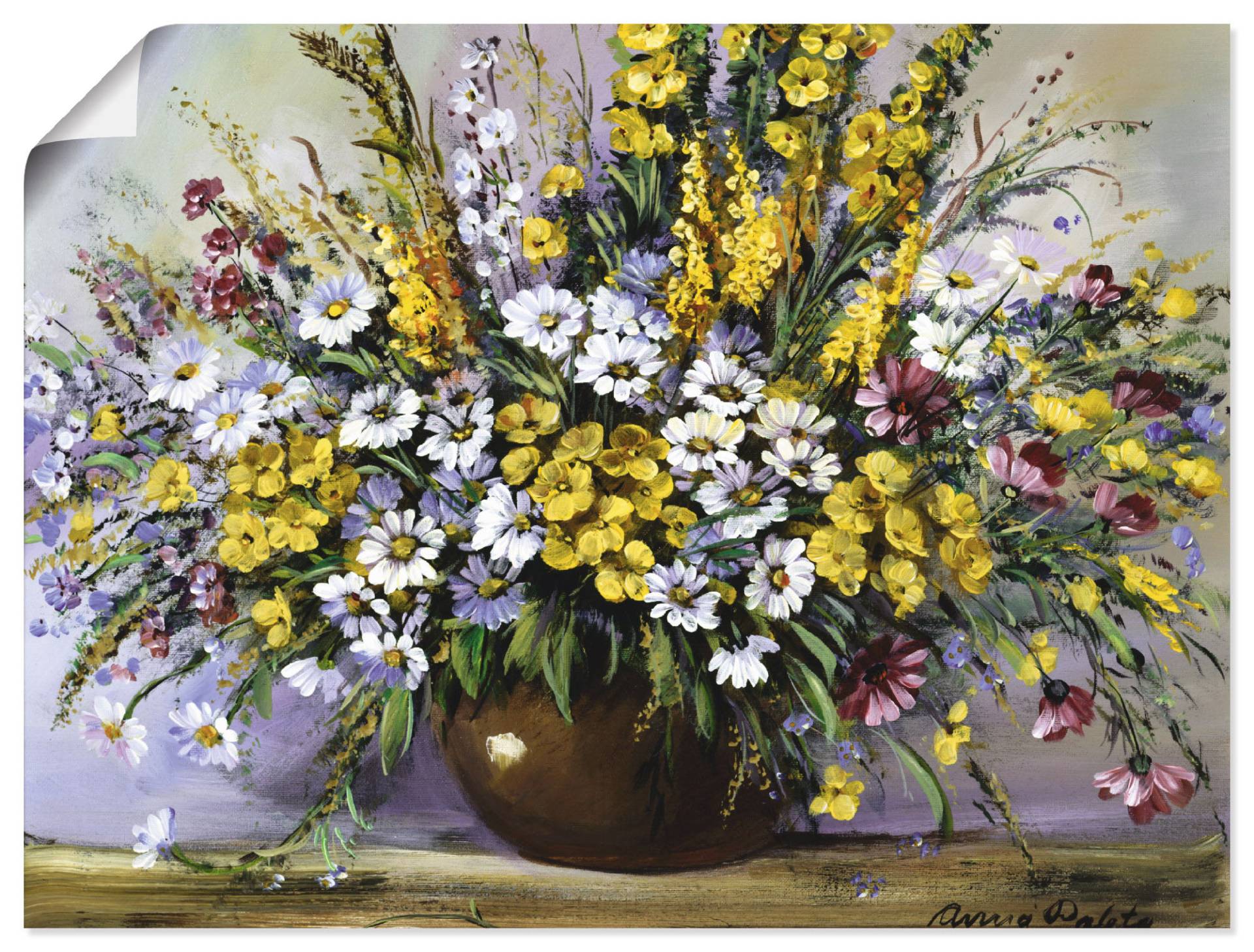 Artland Wandbild »Herrlichkeit von Gänseblümchen«, Blumen, (1 St.), als Leinwandbild, Poster in verschied. Grössen von Artland