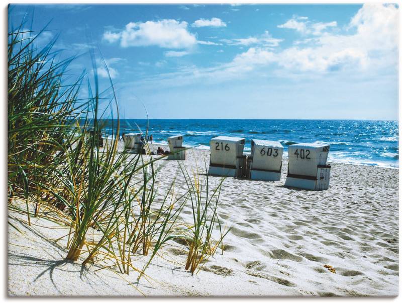 Artland Wandbild »Hinter den Dünen«, Strand, (1 St.), als Leinwandbild, Poster in verschied. Grössen von Artland