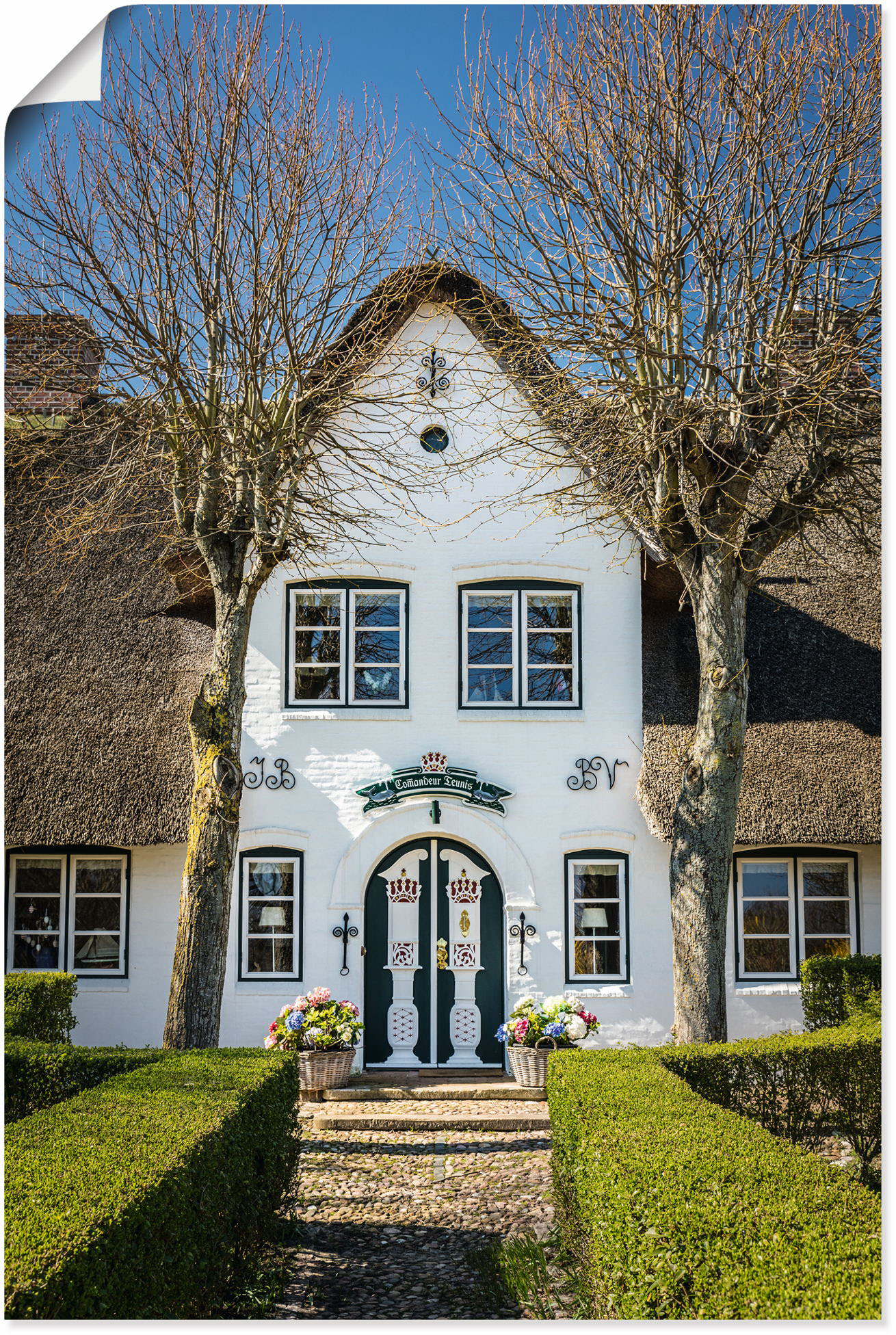 Artland Wandbild »Historisches Haus Comandeur Teunis«, Gebäude, (1 St.), als Alubild, Leinwandbild, Wandaufkleber oder Poster in versch. Grössen von Artland