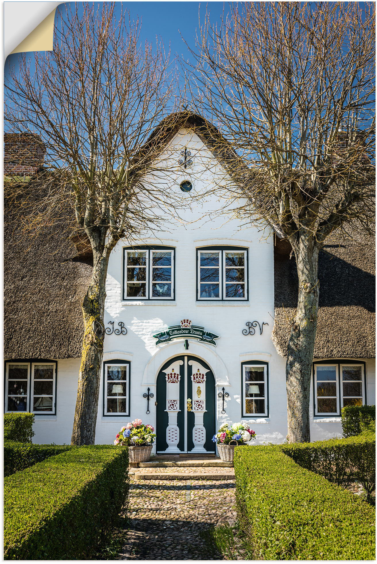 Artland Wandbild »Historisches Haus Comandeur Teunis«, Gebäude, (1 St.), als Alubild, Leinwandbild, Wandaufkleber oder Poster in versch. Grössen von Artland