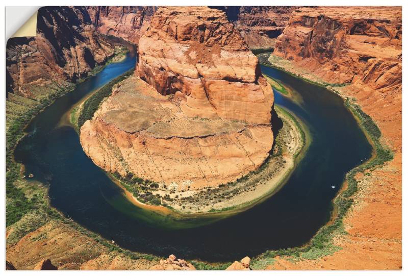 Artland Wandbild »Horseshoe Bend«, Amerika, (1 St.), als Leinwandbild, Wandaufkleber oder Poster in versch. Grössen von Artland