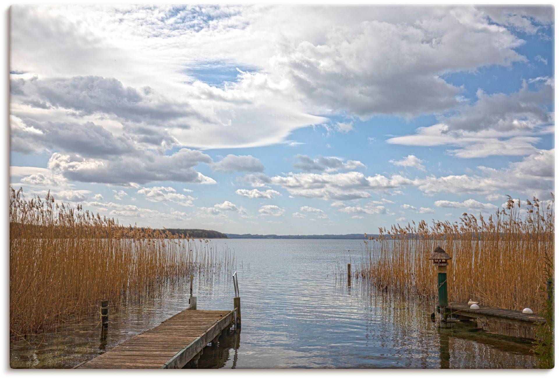 Artland Leinwandbild »Idylle am Ratzeburger See«, Seebilder, (1 St.), auf Keilrahmen gespannt von Artland