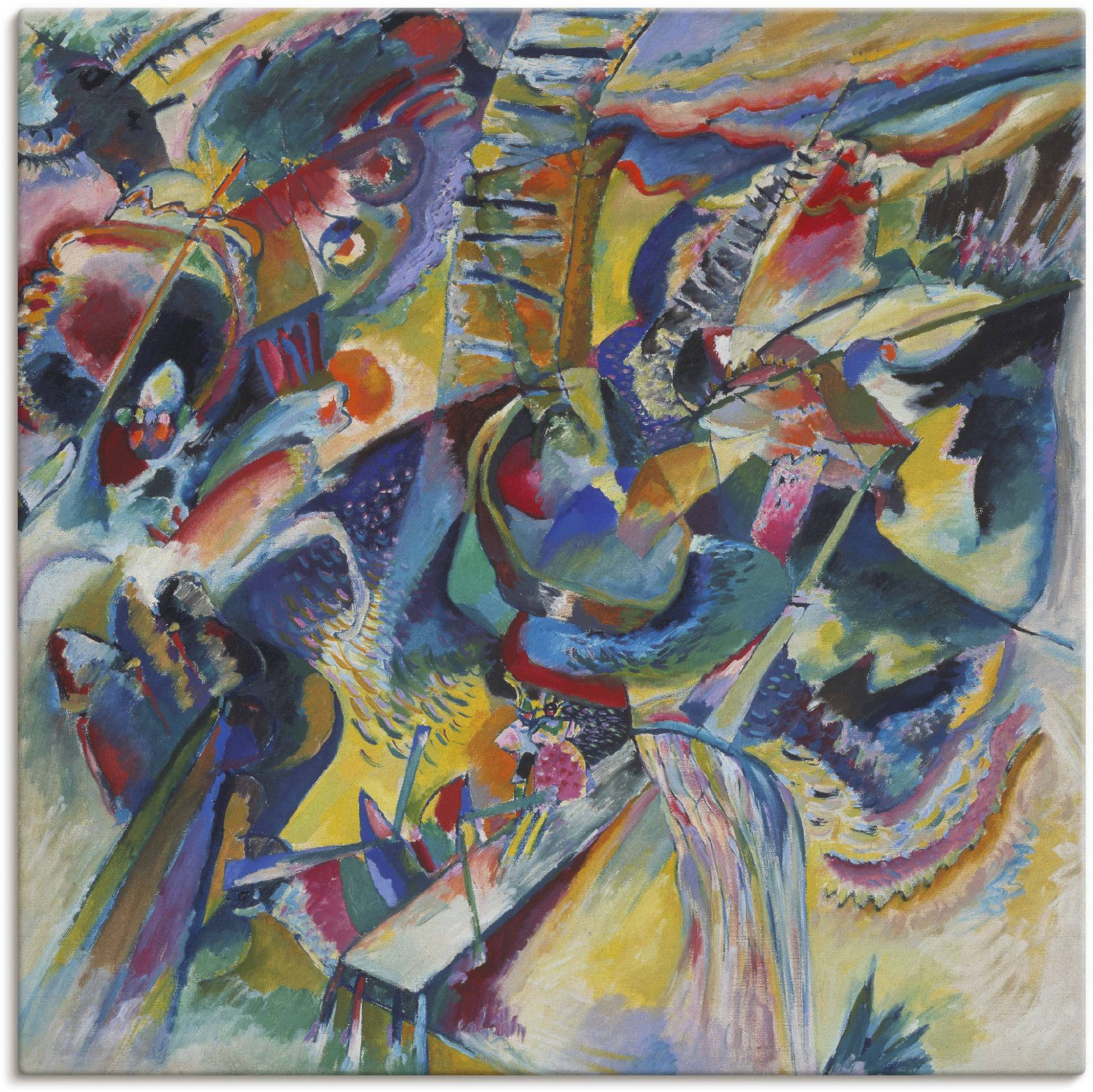 Artland Leinwandbild »Improvisation Klamm. 1914«, Gegenstandslos, (1 St.), auf Keilrahmen gespannt von Artland