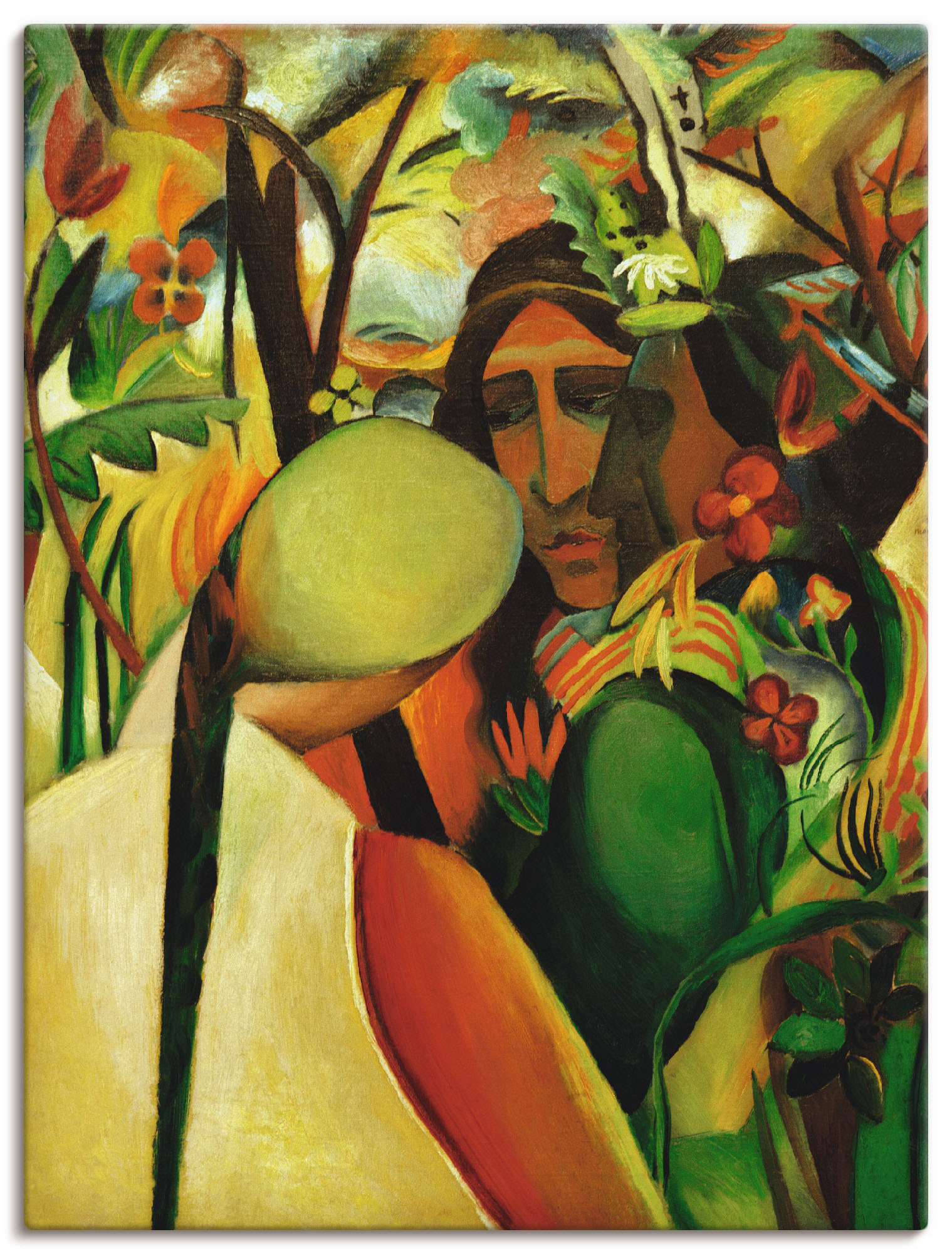 Artland Leinwandbild »August Macke«, Mann, (1 St.), auf Keilrahmen gespannt von Artland