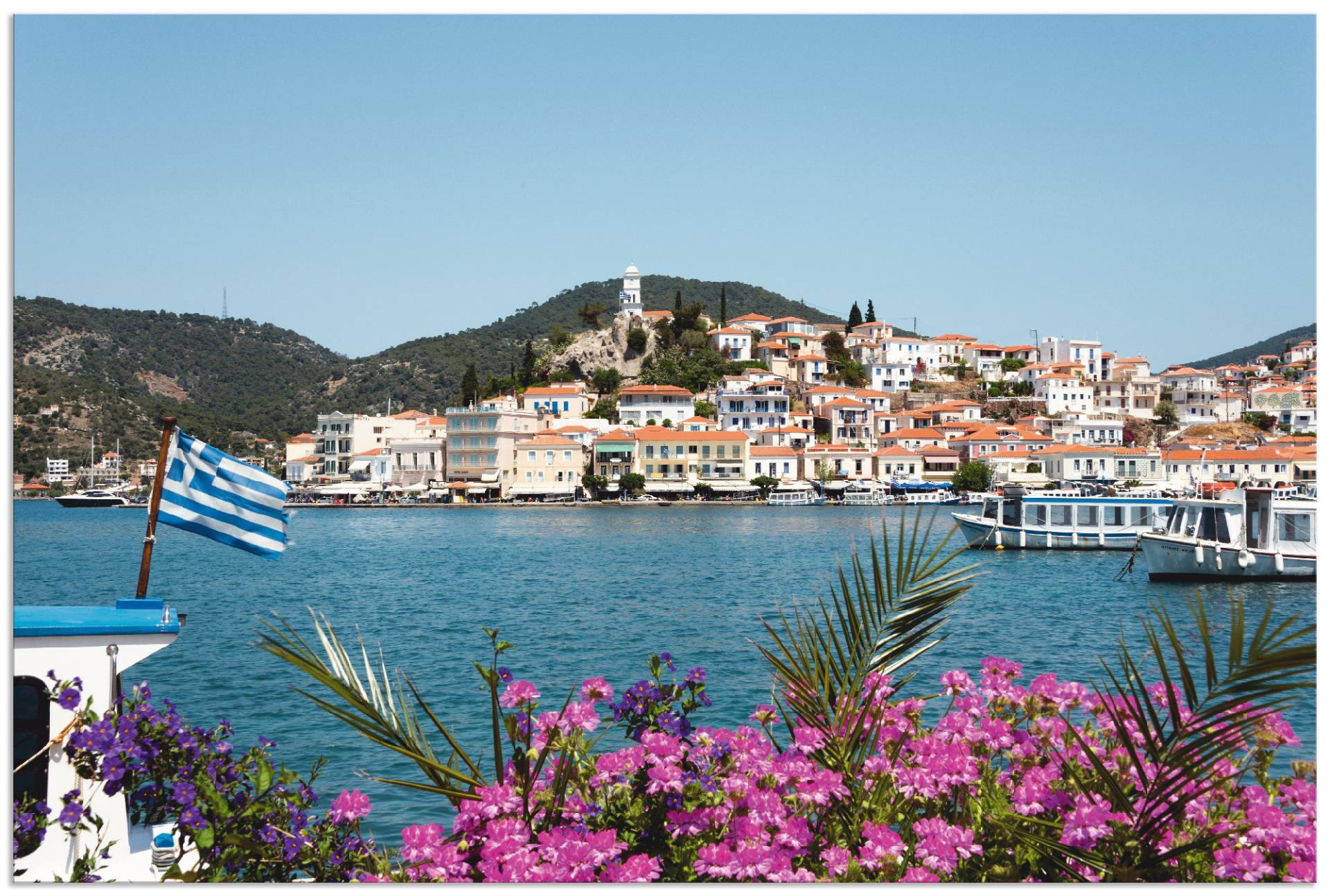 Artland Wandbild »Insel Poros«, Griechenland, (1 St.), als Poster, Wandaufkleber in verschied. Grössen von Artland