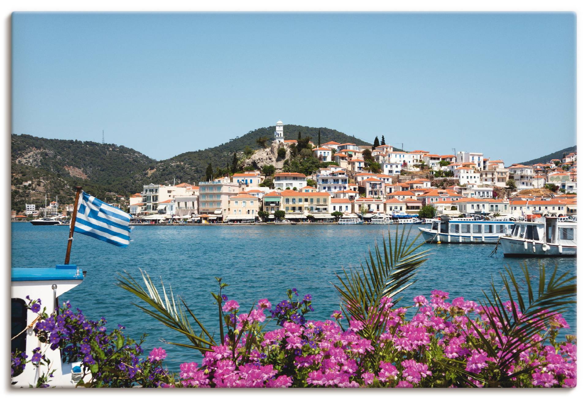 Artland Wandbild »Insel Poros«, Griechenland, (1 St.), als Poster, Wandaufkleber in verschied. Grössen von Artland