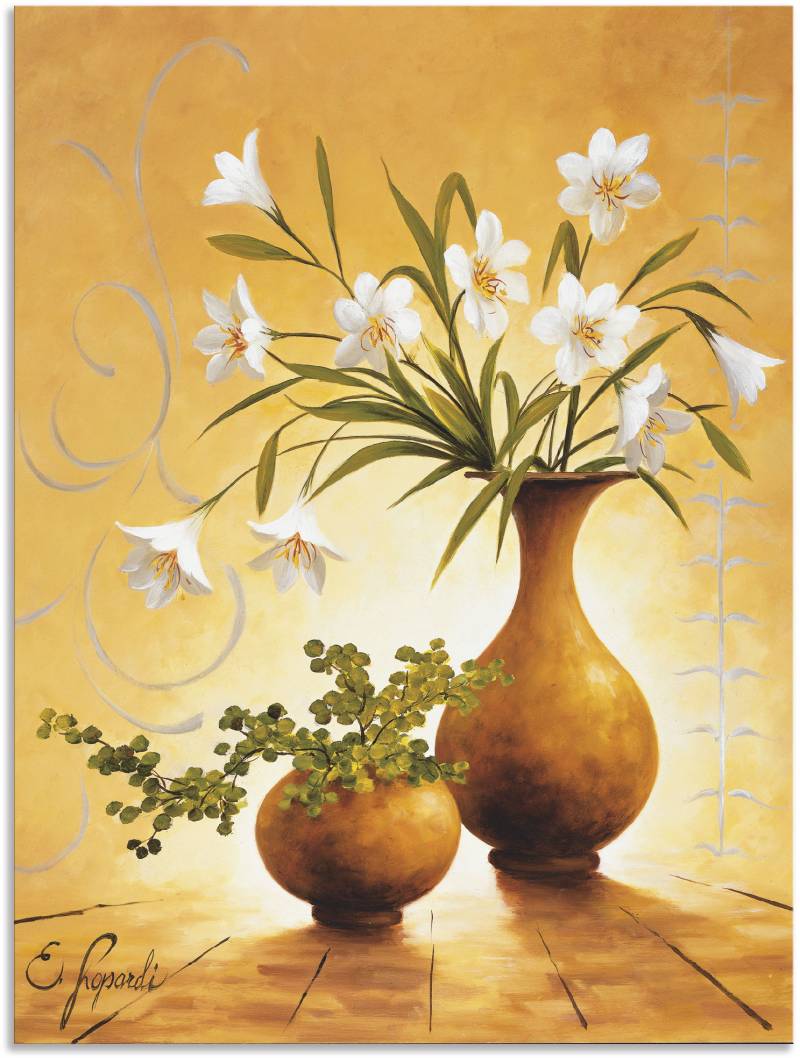 Artland Wandbild »Italienische Blumen III«, Vasen & Töpfe, (1 St.), als Alubild, Leinwandbild, Wandaufkleber oder Poster in versch. Grössen von Artland