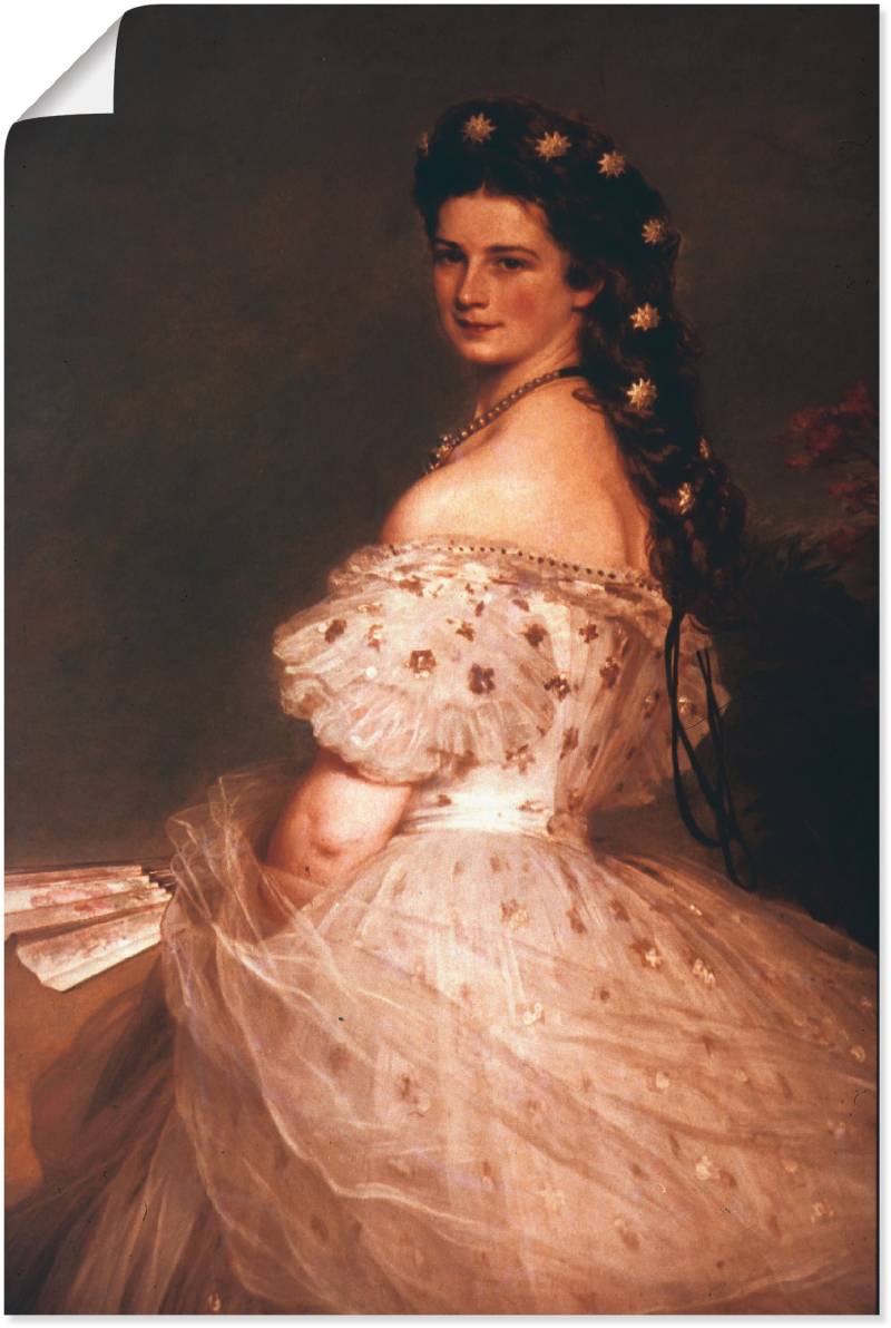 Artland Wandbild »Kaiserin Elisabeth von Österreich, 1865«, Menschen, (1 St.), als Leinwandbild, Poster in verschied. Grössen von Artland