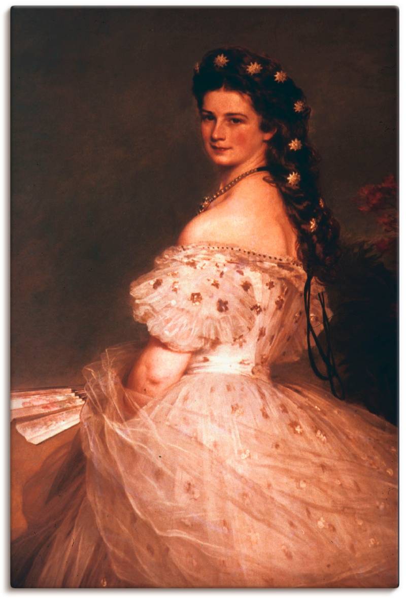 Artland Wandbild »Kaiserin Elisabeth von Österreich, 1865«, Menschen, (1 St.), als Leinwandbild, Poster in verschied. Grössen von Artland