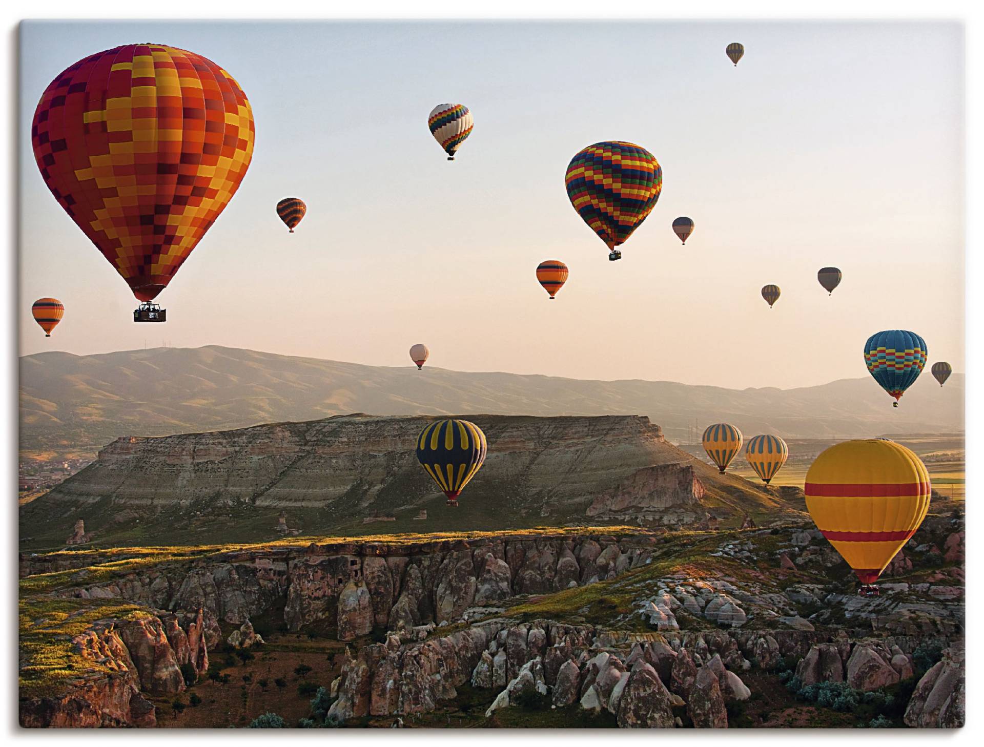 Artland Wandbild »Kappadokien Ballonfahrt«, Ballonfahren, (1 St.), als Leinwandbild, Poster in verschied. Grössen von Artland