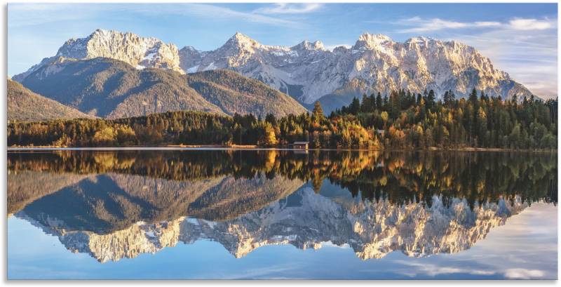 Artland Wandbild »Karwendelblick am Barmsee«, Berge & Alpenbilder, (1 St.), als Leinwandbild, Wandaufkleber in verschied. Grössen von Artland