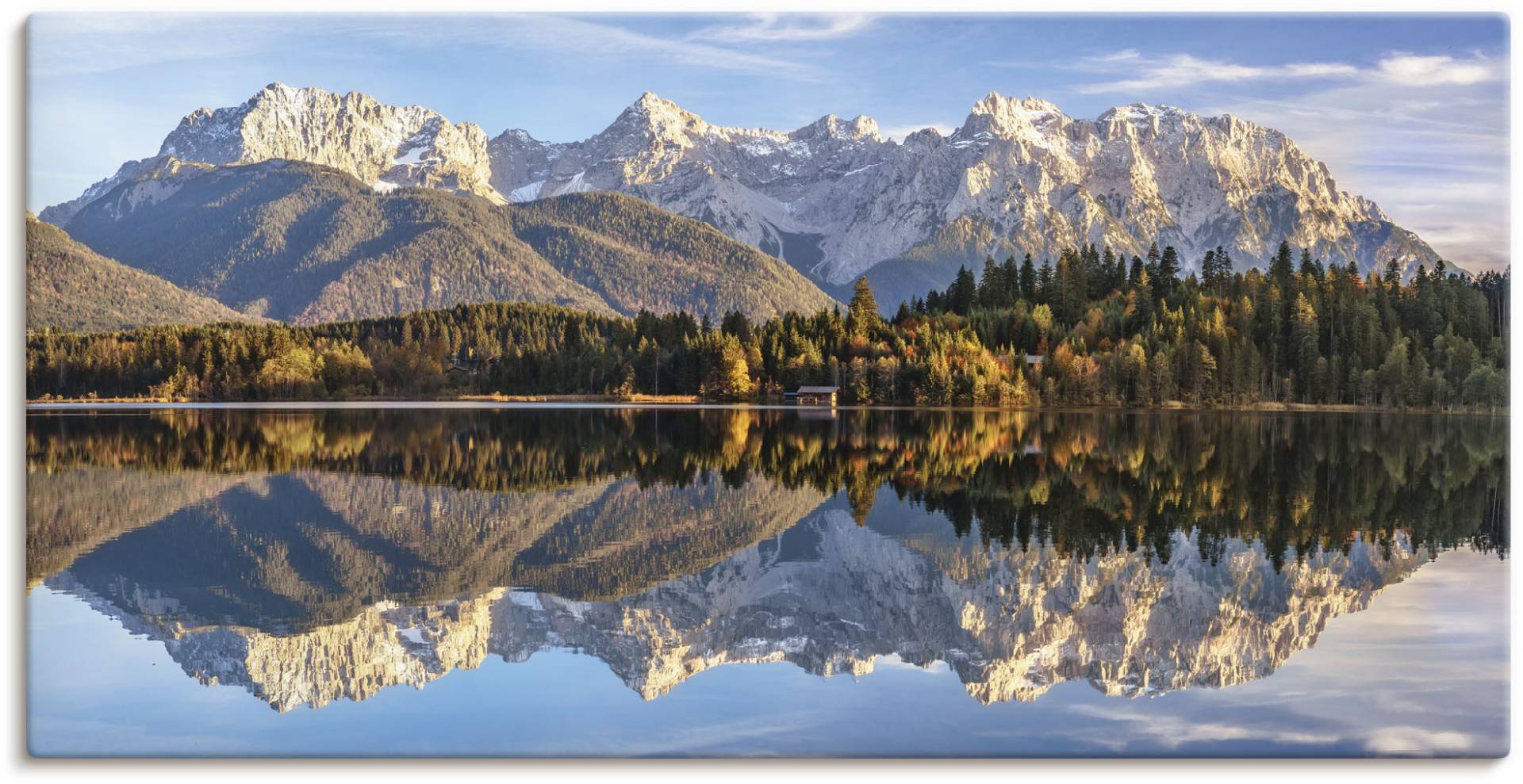 Artland Wandbild »Karwendelblick am Barmsee«, Berge & Alpenbilder, (1 St.), als Leinwandbild, Wandaufkleber in verschied. Grössen von Artland