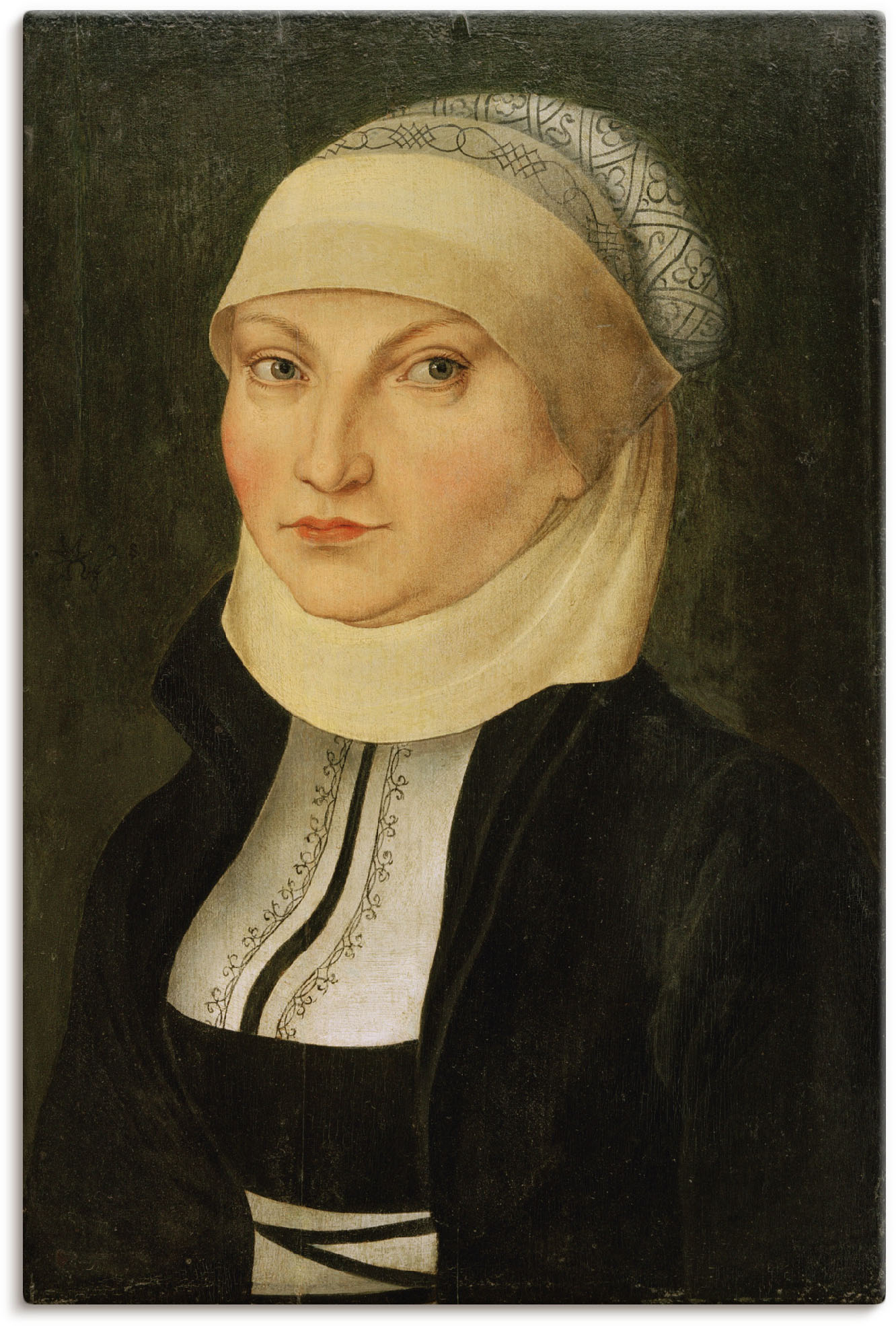 Artland Leinwandbild »Katharina von Bora«, Portrait, (1 St.), auf Keilrahmen gespannt von Artland