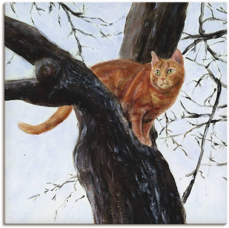 Artland Wandbild »Katze im Baum«, Haustiere, (1 St.), als Leinwandbild, Poster in verschied. Grössen von Artland