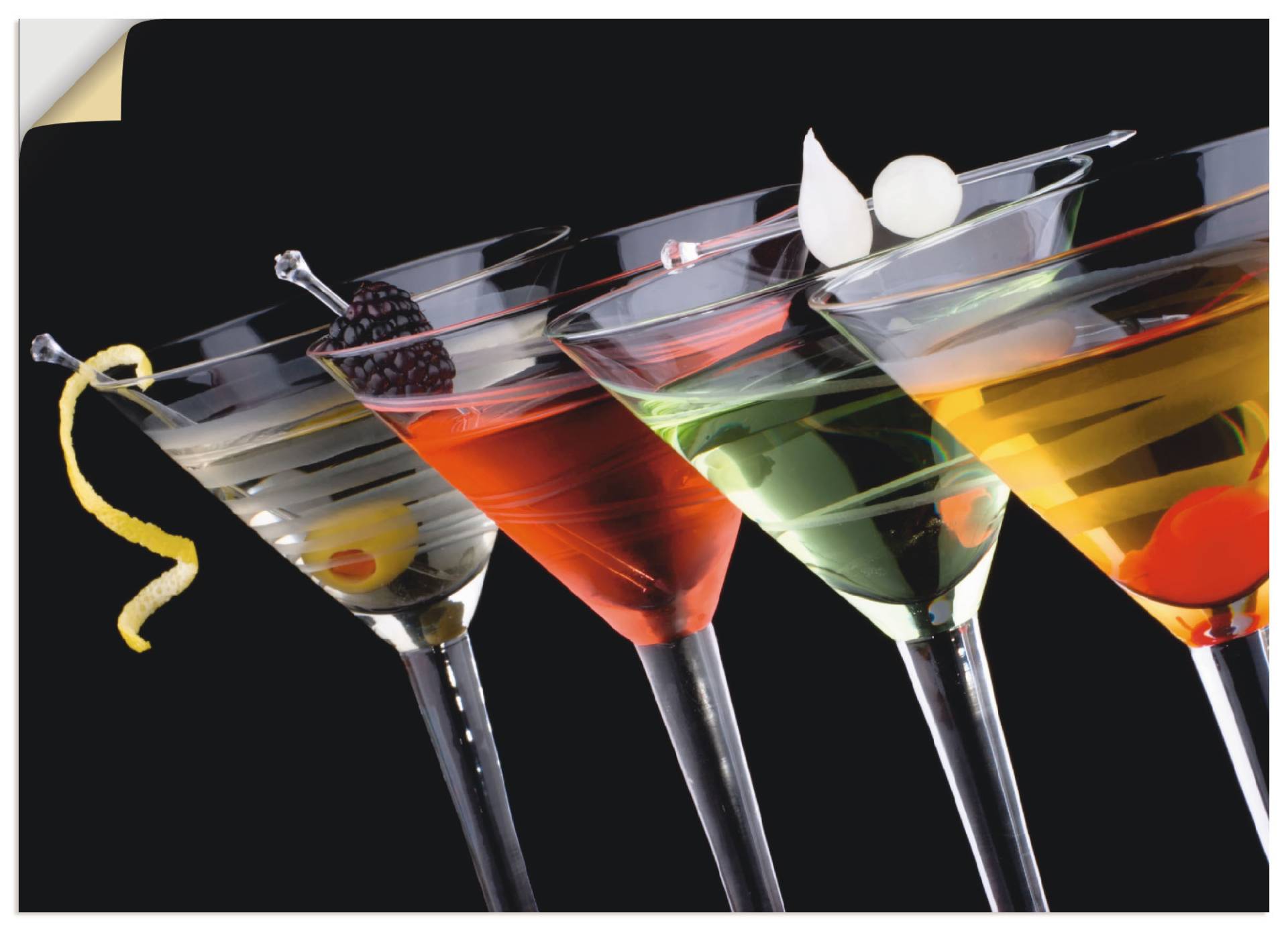 Artland Wandbild »Klassische Martini - Cocktail«, Getränke, (1 St.), als Leinwandbild, Poster, Wandaufkleber in verschied. Grössen Artland Wandbild »Klassische Martini - Cocktail«, Getränke, (1 St.), als Leinwandbild, Poster, Wandaufkleber in verschied. Grössen von Artland