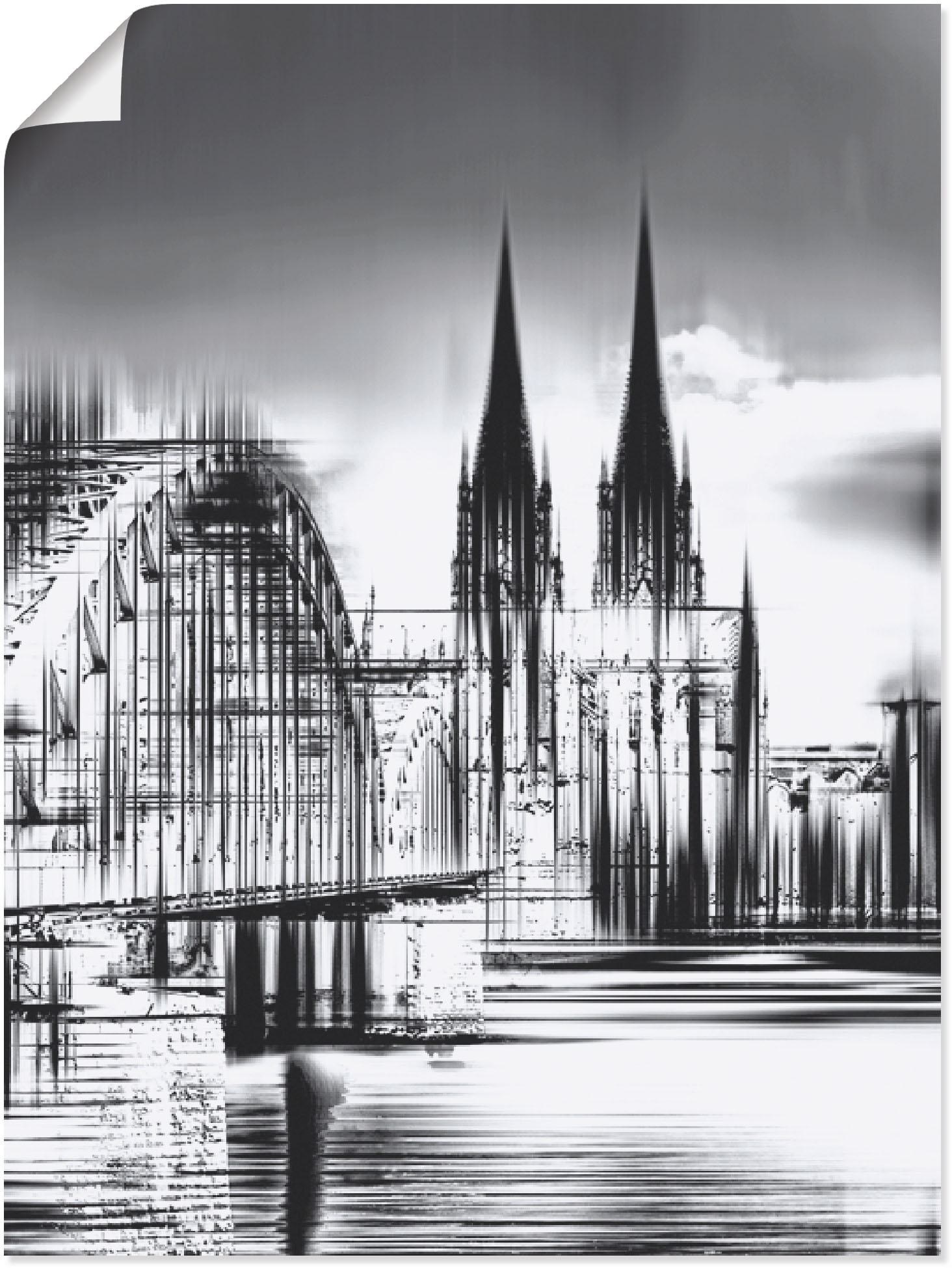 Artland Wandbild »Köln Skyline Collage III«, Deutschland, (1 St.), als Leinwandbild, Poster, Wandaufkleber in verschied. Grössen von Artland