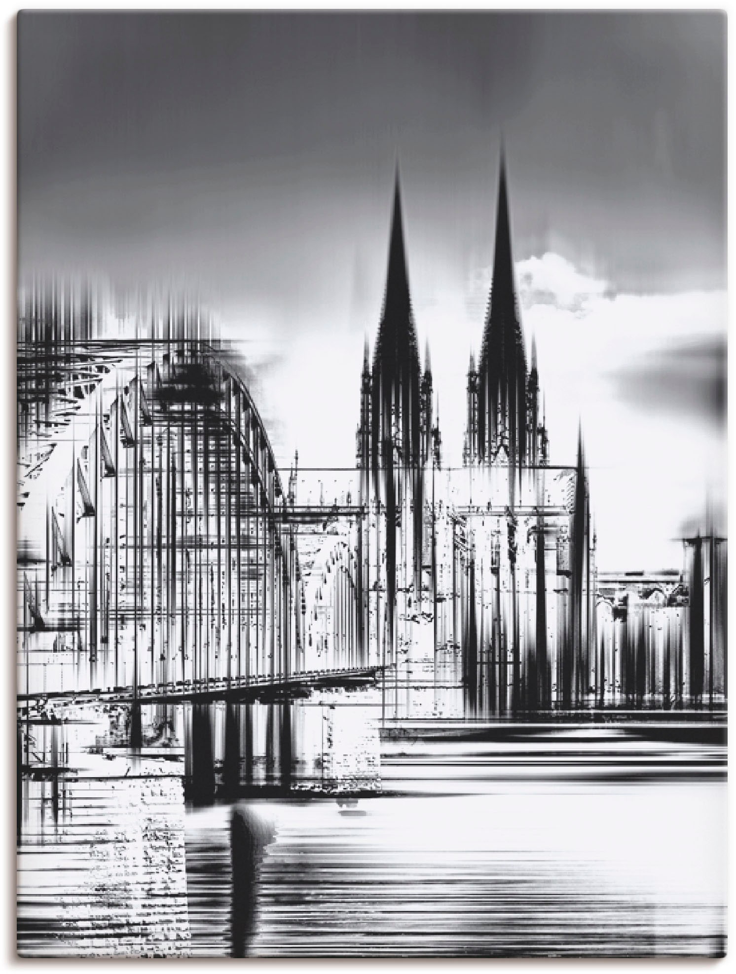 Artland Wandbild »Köln Skyline Collage III«, Deutschland, (1 St.), als Leinwandbild, Poster, Wandaufkleber in verschied. Grössen von Artland