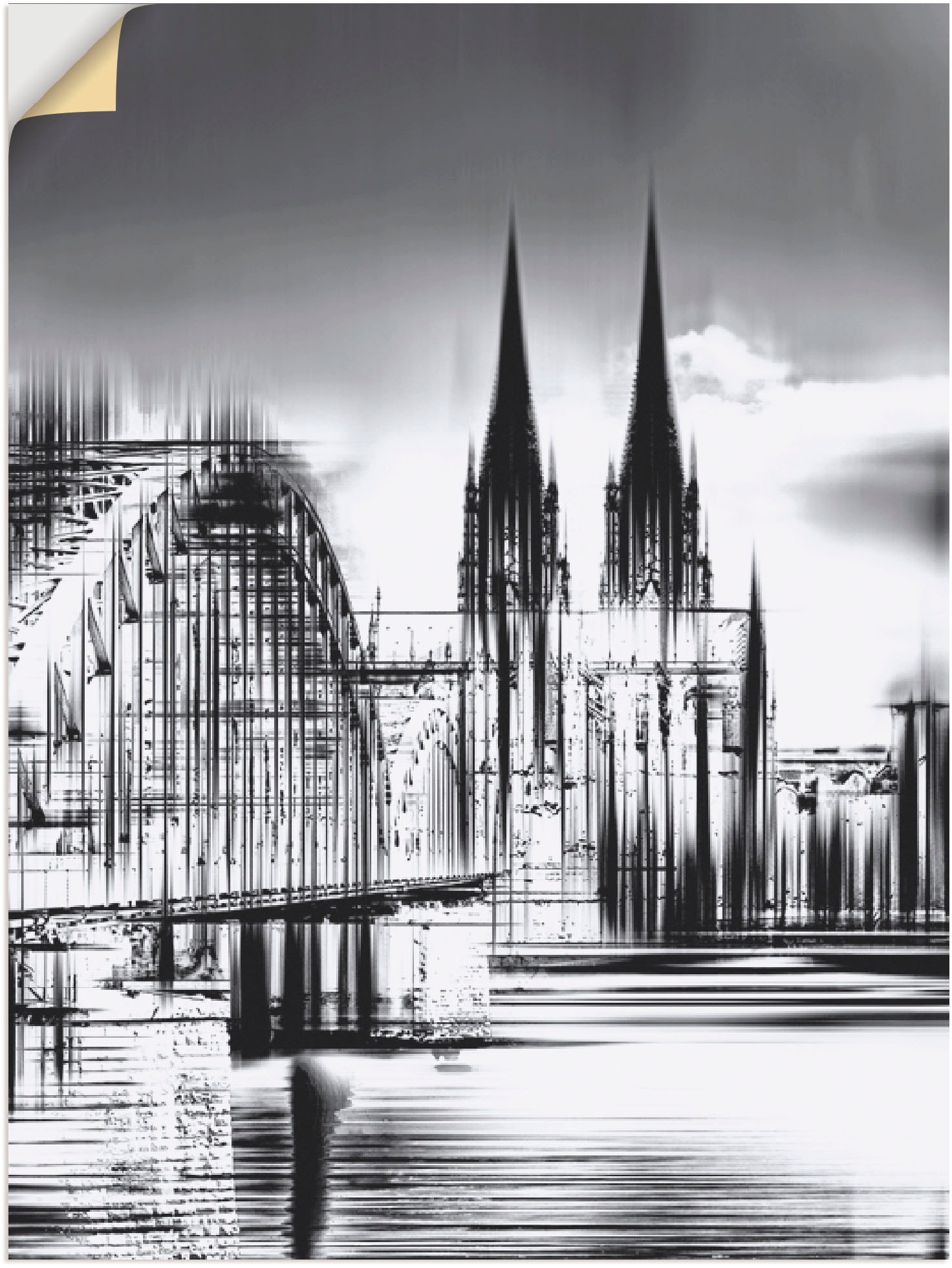 Artland Wandbild »Köln Skyline Collage III«, Deutschland, (1 St.), als Leinwandbild, Poster, Wandaufkleber in verschied. Grössen von Artland