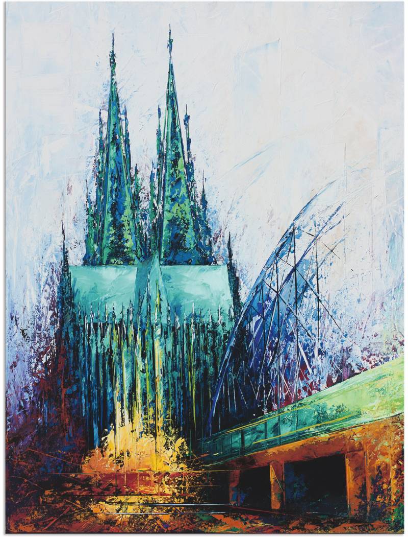 Artland Wandbild »Kölner Dom«, Deutschland, (1 St.), als Leinwandbild, Poster in verschied. Grössen von Artland