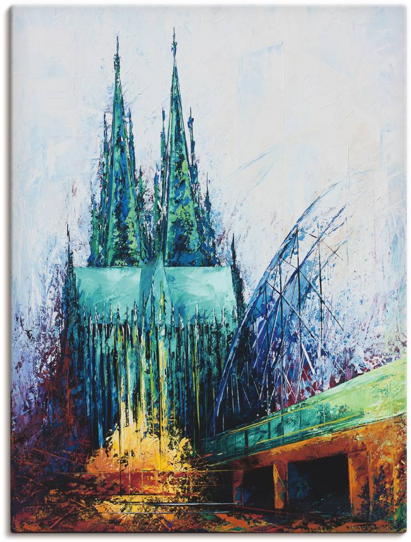 Artland Wandbild »Kölner Dom«, Deutschland, (1 St.), als Leinwandbild, Poster in verschied. Grössen von Artland