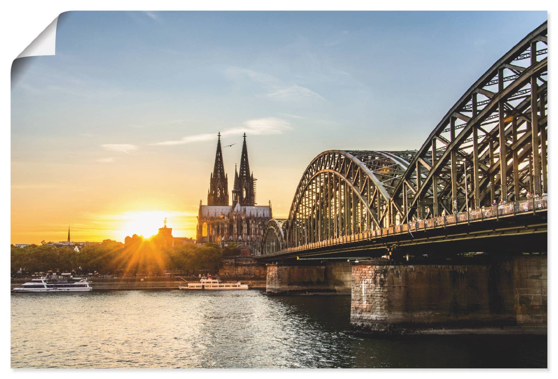 Artland Wandbild »Kölner Dom«, Deutschland, (1 St.), als Poster, Wandaufkleber in verschied. Grössen von Artland