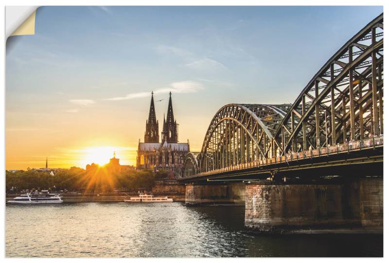 Artland Wandbild »Kölner Dom«, Deutschland, (1 St.), als Poster, Wandaufkleber in verschied. Grössen von Artland