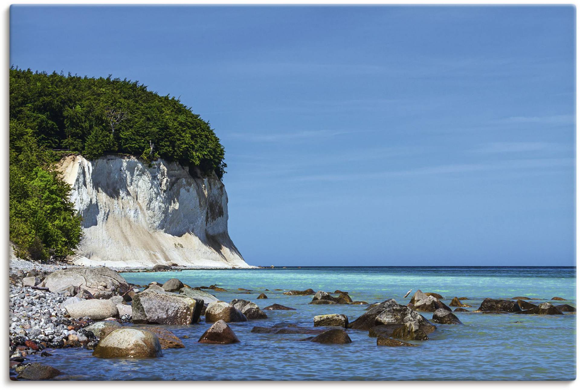 Artland Wandbild »Kreidefelsen Ostseeküste Insel Rügen«, Felsen, (1 St.), als Alubild, Leinwandbild, Wandaufkleber oder Poster in versch. Grössen von Artland