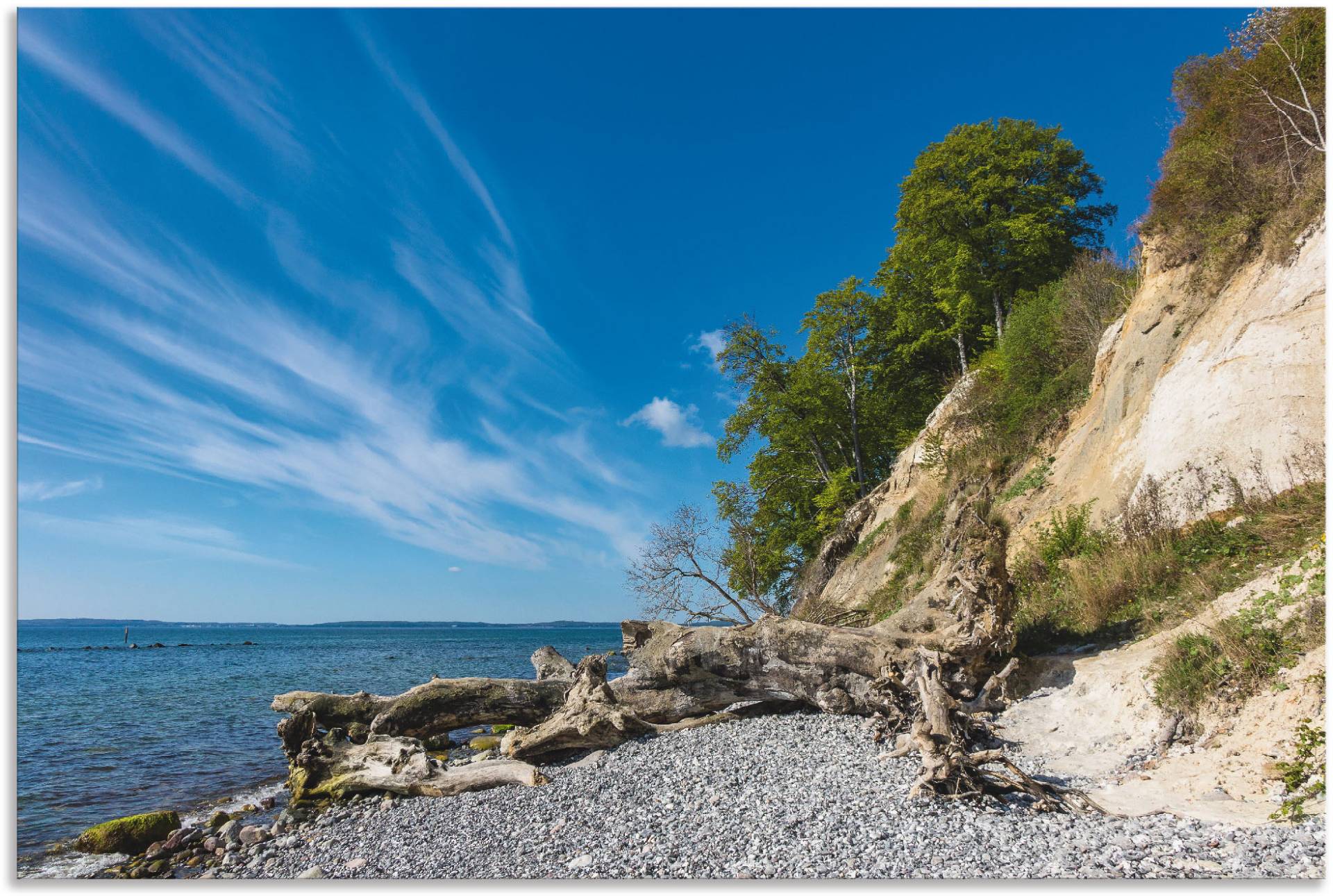 Artland Wandbild »Kreidefelsen auf der Insel Rügen II«, Küste, (1 St.), als Alubild, Outdoorbild, Leinwandbild in verschied. Grössen von Artland