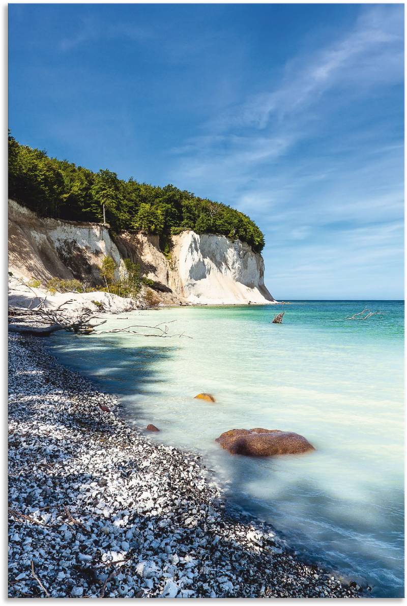 Artland Wandbild »Kreidefelsen auf der Insel Rügen III«, Küste, (1 St.), als Alubild, Outdoorbild, Leinwandbild, Poster in verschied. Grössen von Artland