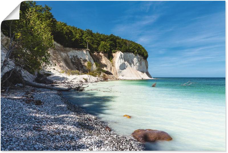 Artland Wandbild »Kreidefelsen auf der Insel Rügen III«, Küste, (1 St.), als Alubild, Outdoorbild, Leinwandbild, Poster in verschied. Grössen von Artland