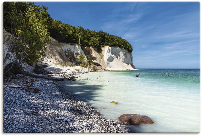 Artland Wandbild »Kreidefelsen auf der Insel Rügen III«, Küste, (1 St.), als Alubild, Outdoorbild, Leinwandbild, Poster in verschied. Grössen von Artland