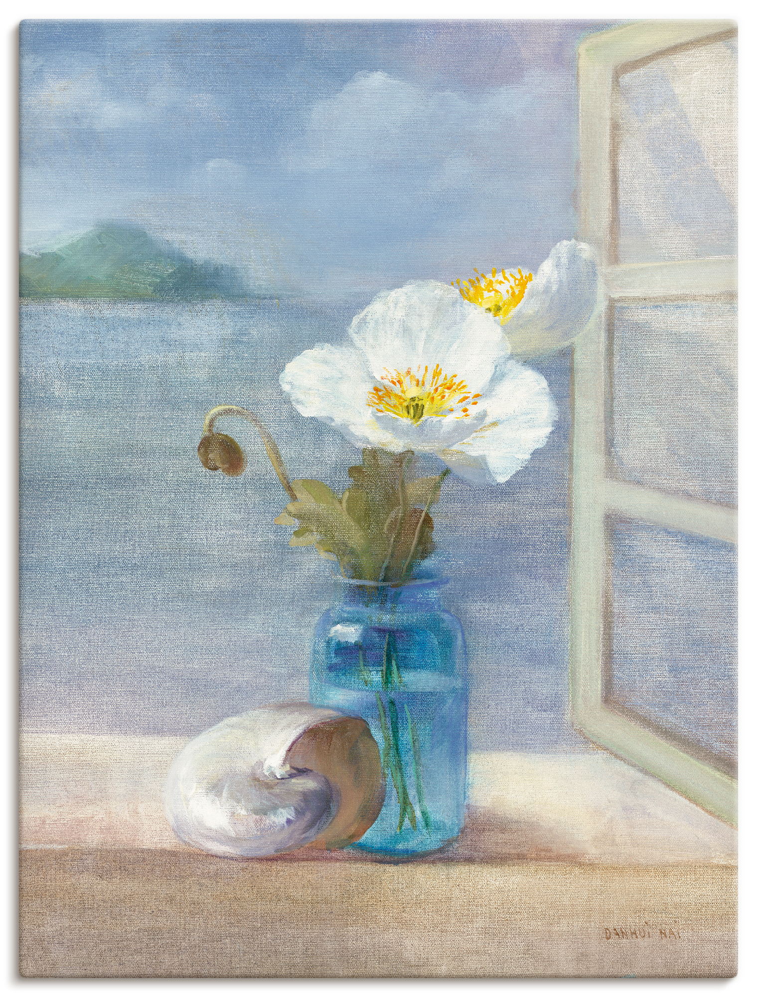 Artland Wandbild »Küsten Blumen II«, Arrangements, (1 St.), als Leinwandbild, Poster in verschied. Grössen von Artland