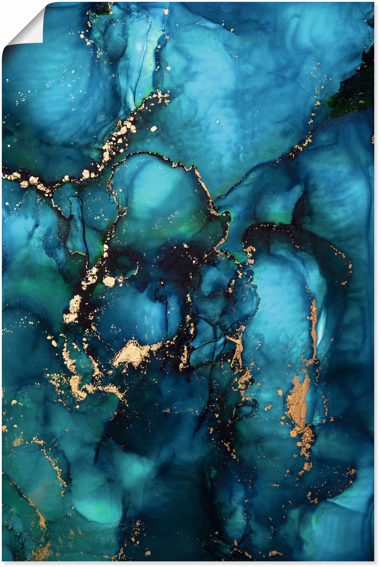 Artland Wandbild »Lagune«, Muster, (1 St.), als Alubild, Outdoorbild, Leinwandbild, Poster in verschied. Grössen von Artland