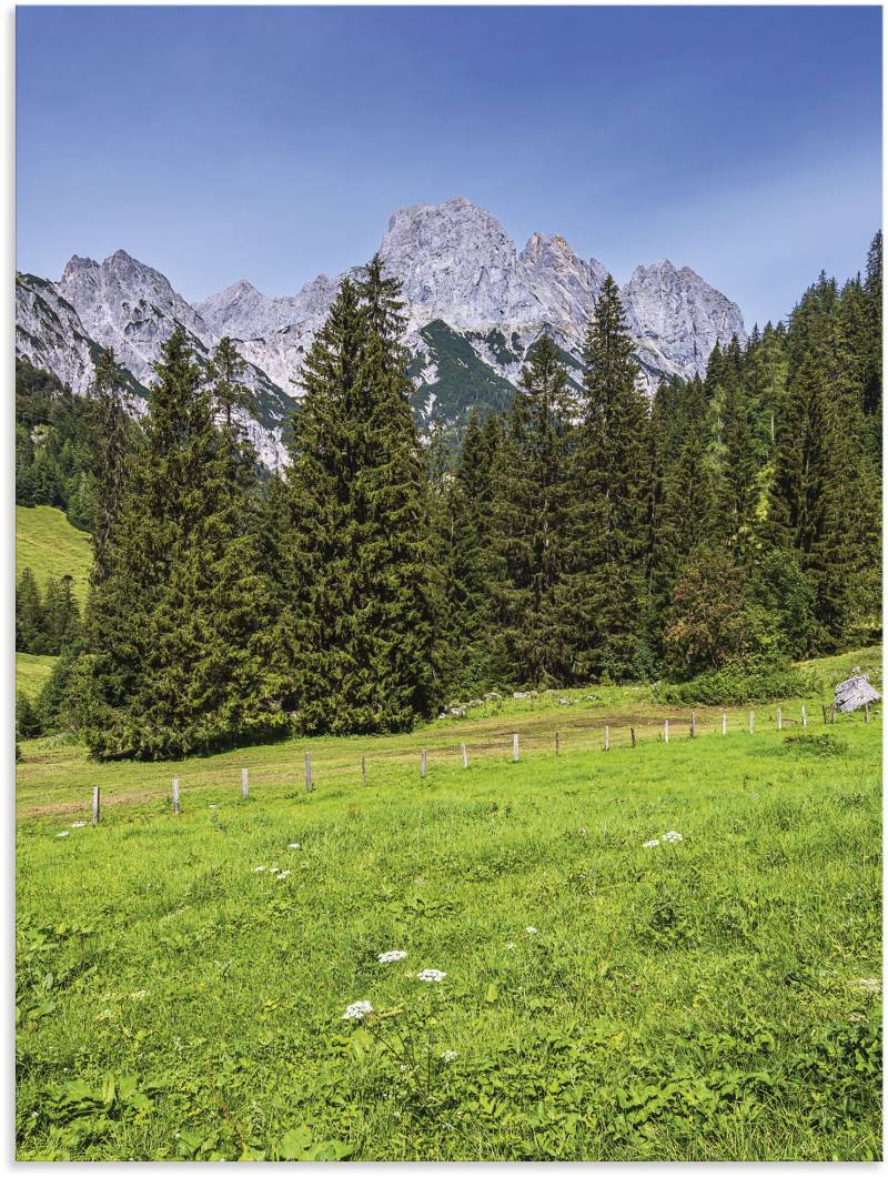 Artland Wandbild »Landschaft Berchtesgadener Land Bayern«, Berge & Alpenbilder, (1 St.), als Alubild, Leinwandbild, Wandaufkleber oder Poster in versch. Grössen von Artland