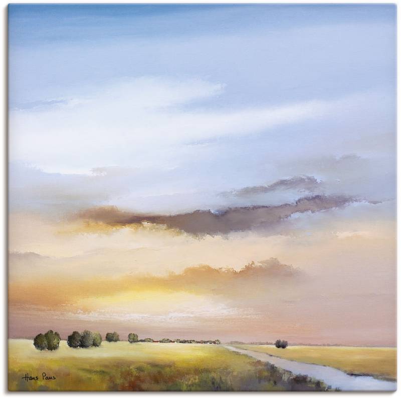 Artland Wandbild »Landschaft III«, Himmel, (1 St.), als Leinwandbild, Poster in verschied. Grössen von Artland