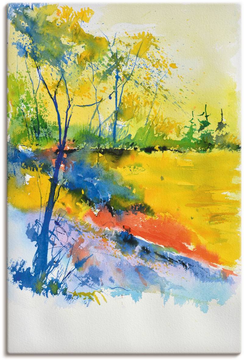 Artland Wandbild »Landschaft im Sonnenlicht«, Wald, (1 St.), als Alubild, Outdoorbild, Leinwandbild, Poster, Wandaufkleber von Artland