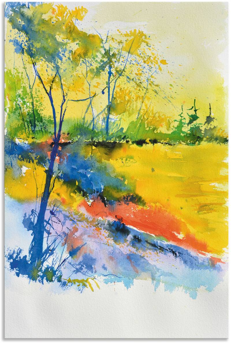 Artland Wandbild »Landschaft im Sonnenlicht«, Wald, (1 St.), als Alubild, Outdoorbild, Leinwandbild, Poster, Wandaufkleber von Artland