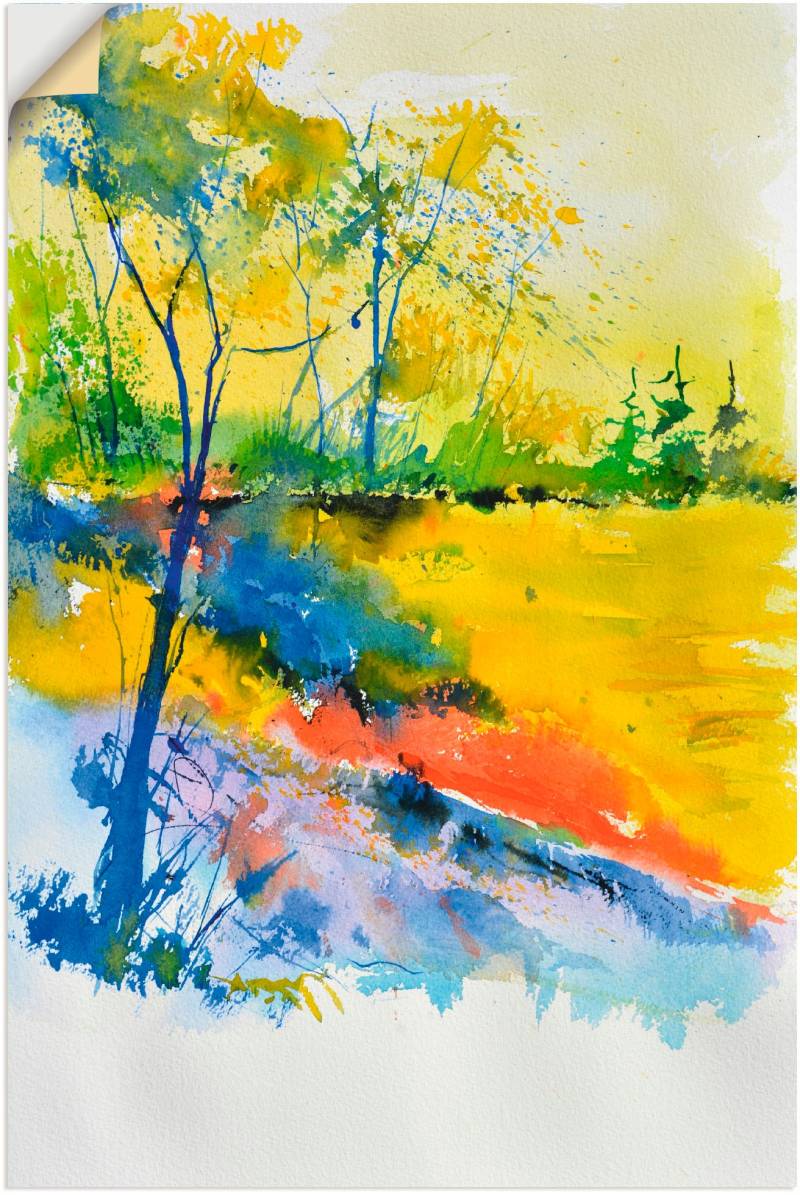 Artland Wandbild »Landschaft im Sonnenlicht«, Wald, (1 St.), als Alubild, Outdoorbild, Leinwandbild, Poster, Wandaufkleber von Artland