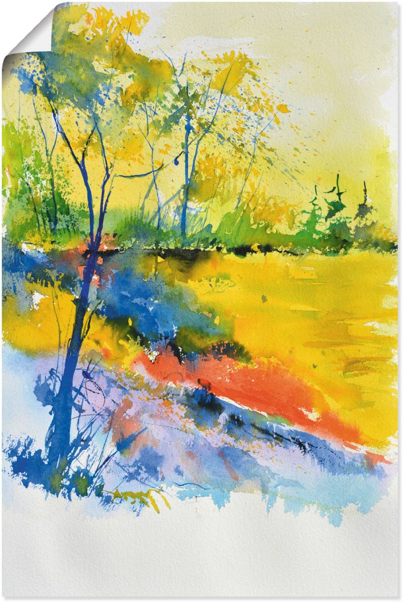 Artland Wandbild »Landschaft im Sonnenlicht«, Wald, (1 St.), als Alubild, Outdoorbild, Leinwandbild, Poster, Wandaufkleber von Artland