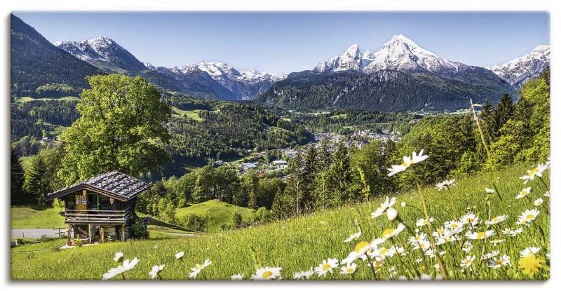 Artland Wandbild »Landschaft in den Bayerischen Alpen«, Berge, (1 St.), als Alubild, Outdoorbild, Leinwandbild, Poster, Wandaufkleber von Artland