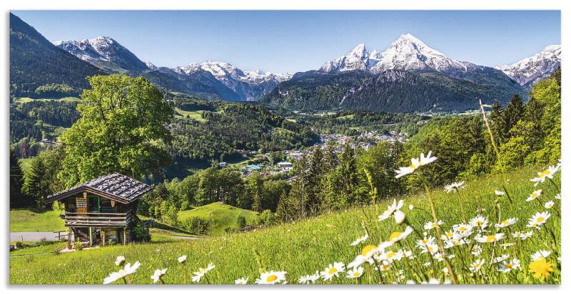 Artland Wandbild »Landschaft in den Bayerischen Alpen«, Berge, (1 St.), als Alubild, Outdoorbild, Leinwandbild, Poster, Wandaufkleber von Artland